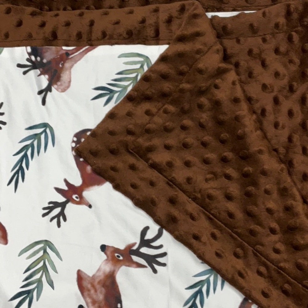 Deer Minky Blanket
